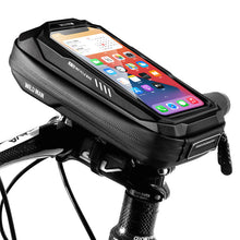 Load image into Gallery viewer, Bicycle Touchscreen Front Frame Bag Phone Case With Double Zippers Cycling Bike Accessories Bike Bag Bike Phone Bag Bike Pouch Bicycle Front Frame Bag Waterproof Top Tube Handlebar Bag Bike Phone Mount Bag Cycling Storage Bag
