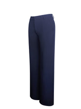 Load image into Gallery viewer, Yanin Navy Low-Rise Straight Leg Pants
