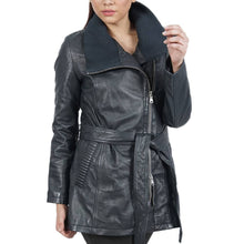 Load image into Gallery viewer, Daniela Leather Coat
