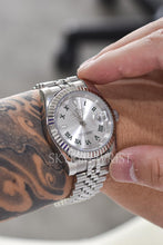 Load image into Gallery viewer, Mod Datejust Wimbledon Silver
