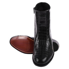 Load image into Gallery viewer, Jazzy Jackman Leather Print Ankle Length Boots
