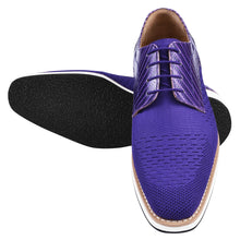 Load image into Gallery viewer, Gutta Lizard Print Leather Textile Casual Sneakers
