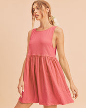 Load image into Gallery viewer, Round Neck Mini Tank Dress For Women–Versatile Everyday Essential, Comfortable &amp; Stylish Casual Dress, Perfect for Layering or Standalone Look
