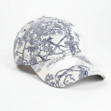 Load image into Gallery viewer, Floral Print Dome Crown Baseball Cap – Unisex One Size
