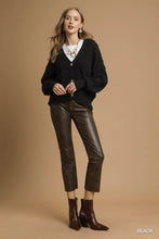 Load image into Gallery viewer, Umgee Button-Front V-Neck Knit Cardigan
