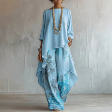 Load image into Gallery viewer, Solid Color Sleeveless Top &amp; Wide-Leg Pants Two-Piece Set
