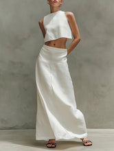 Load image into Gallery viewer, Women's Sleeveless Slimming Maxi Dress Two-Piece Set
