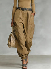 Load image into Gallery viewer, Women’s High-Waist Loose Fit Wide-Leg Casual Trousers
