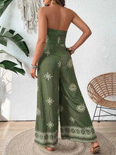Load image into Gallery viewer, Stylish Printed Wide : Leg Tube Jumpsuit
