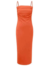 Load image into Gallery viewer, Backless Cowl Neck Sleeveless : Cami Dress
