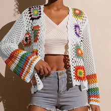 Load image into Gallery viewer, Women's Elegant Crochet Cardigan
