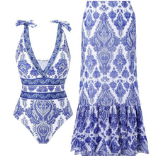 Load image into Gallery viewer, Ethnic Style One-piece Swimsuit For Women Beach Suit
