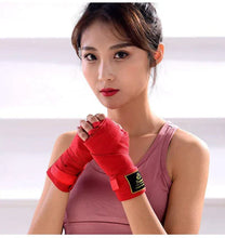 Load image into Gallery viewer, 2PCS 1.5/2/3/5M Boxing Training Bandages Cotton Sports Bandages Sanda Kick Boxing Mma Hand Gloves Wraps Belt Boxing Sports Strap
