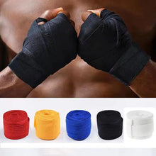 Load image into Gallery viewer, 2PCS 1.5/2/3/5M Boxing Training Bandages Cotton Sports Bandages Sanda Kick Boxing Mma Hand Gloves Wraps Belt Boxing Sports Strap
