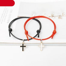 Load image into Gallery viewer, 2PCS Charm Couple Bracelet Minimalism Adjustable Handmade Lucky Rope Charm Bracelets For Family Women Teens Girl Boy Best Friend Handmade Adjustable Strings Simple Bracelets
