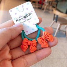 Load image into Gallery viewer, 2PCS New Cute Princess Bowknot Headwear Kids Elastic Hair Bands Children Ropes Girls Cartoon Accessories Baby Headdress Gorgeous Hair Accessories For Women
