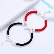 Load image into Gallery viewer, 2pcs / Set Magnet Attracts Pendant Couple Bracelet Heartbreak Charm Lucky Red Rope Bracelets Infinite Love Rope Bracelet Set Adjustable Relationship Matching Bracelet For Boyfriend Girlfriend Valentine's Day
