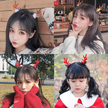 Load image into Gallery viewer, 2pcs/set Christmas Hair Clips For Girls Cute Deer Ear Hairpins Hairgrips Kids Christmas Antler Hairpin Barrette Fashion Hair Accessories For Women
