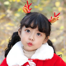 Load image into Gallery viewer, 2pcs/set Christmas Hair Clips For Girls Cute Deer Ear Hairpins Hairgrips Kids Christmas Antler Hairpin Barrette Fashion Hair Accessories For Women
