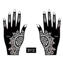 Load image into Gallery viewer, 2Pcs/Set Temporary Womens Tattoo 25 Luxury Designs Body Art Waterproof Tattoo For Hands Wedding Party
