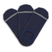 Load image into Gallery viewer, Heston Navy No Show - 3-Pack
