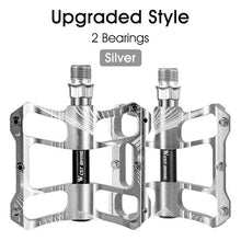 Load image into Gallery viewer, 3 Bearings Bicycle Pedals Ultralight Anti-Slip Road Bike Pedal Cycling Sealed Bearing Bike Pedals Mountain Bike Pedals Composite Bearing Bicycle Pedals With Wide Flat Platform
