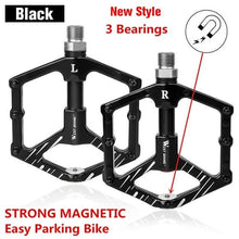 Load image into Gallery viewer, 3 Bearings Bicycle Pedals Ultralight Anti-Slip Road Bike Pedal Cycling Sealed Bearing Bike Pedals Mountain Bike Pedals Composite Bearing Bicycle Pedals With Wide Flat Platform
