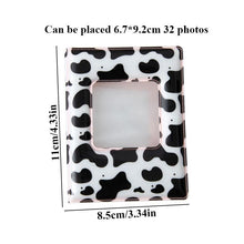 Load image into Gallery viewer, 3 Inch Mini Photo Album 32 Pockets Square Hollow Card Holder Bronzing Stars Picture Storage Case PVC Photocard Holder DIY Photo Albums Birthday Gift Family Scrapbook Albums Family Anniversary Gift For Couple
