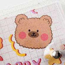 Load image into Gallery viewer, 3 Inch Polaroid Photo Album Cute Bear Transparent Jewelry Small Card Collection Storage Book Mini Leaf Scrapbook Paper Baby Family Scrapbook Albums
