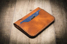 Load image into Gallery viewer, The Georgetown Minimalist Wallet in Chestnut Brown
