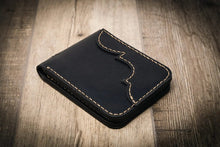 Load image into Gallery viewer, Western Bifold Wallet -  Black
