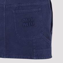 Load image into Gallery viewer, Miu Miu Cotton Mini Skirt Women
