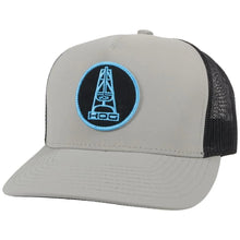 Load image into Gallery viewer, HOOey "Rose" HOG (Grey/Black) - Trucker Cap
