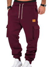 Load image into Gallery viewer, Men's Full Size Drawstring Cargo Jogger Pants Plus Size
