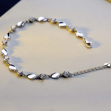 Load image into Gallery viewer, Diamond-encrusted 925 sterling silver bracelet
