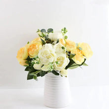 Load image into Gallery viewer, 30cm Artificial Silk Peony Flowers Bouquet for Home Decoration -  Faux Christmas Flowers &amp; Wedding Flowers
