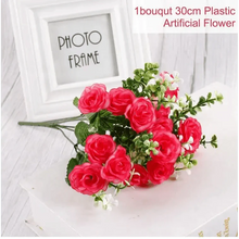 Load image into Gallery viewer, 30cm Artificial Silk Peony Flowers Bouquet for Home Decoration -  Faux Christmas Flowers &amp; Wedding Flowers

