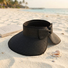 Load image into Gallery viewer, Women’s Foldable Straw Sun Hat
