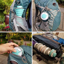 Load image into Gallery viewer, 500ML Foldable Silicone Water Bottle: Ultimate Travel Companion!
