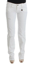 Load image into Gallery viewer, Costume National White Cotton Slim Fit Denim Bootcut Jeans
