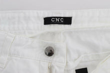 Load image into Gallery viewer, Costume National White Cotton Slim Fit Denim Bootcut Jeans

