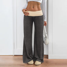Load image into Gallery viewer, Women’s Wide-Leg Patchwork Pants
