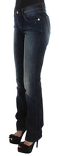 Load image into Gallery viewer, Costume National Blue Cotton Slim Fit Bootcut Jeans
