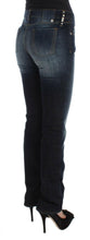 Load image into Gallery viewer, Costume National Blue Cotton Slim Fit Bootcut Jeans
