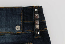 Load image into Gallery viewer, Costume National Blue Cotton Slim Fit Bootcut Jeans
