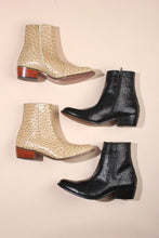 Load image into Gallery viewer, Jazzy Jackman Leather Print Ankle Length Boots

