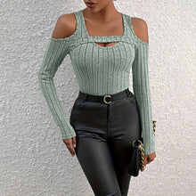 Load image into Gallery viewer, Women's Ribbed Long Sleeve Top

