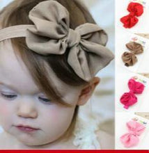 Load image into Gallery viewer, Christmas Baby Girl Headband Hair Accessories Cloth Tie Newborn Headwear Ribbon Bow For Girls
