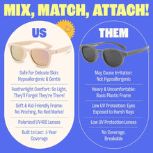 Load image into Gallery viewer, Polarized Toddler Sunglasses Boys &amp; Girls - Unbreakable, for Kids - UV Protection
