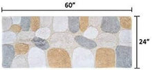 Load image into Gallery viewer, 🛁 EcoSoft™ 100% Cotton Pebble Bath Runner – Machine Washable, Non-Slip Latex Backing, Spa-Inspired Comfort – 24"x60"
